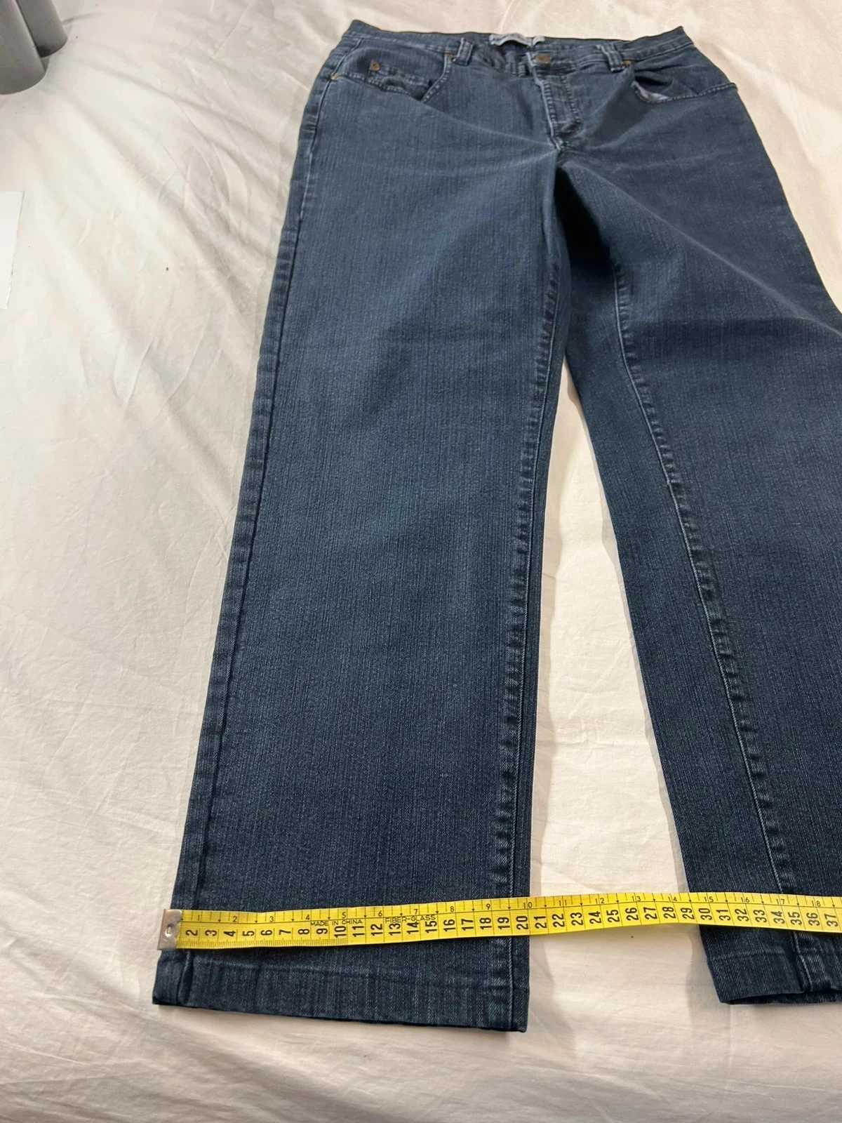 Jean bleu marine taille haute Cécile D'orges – photo 5